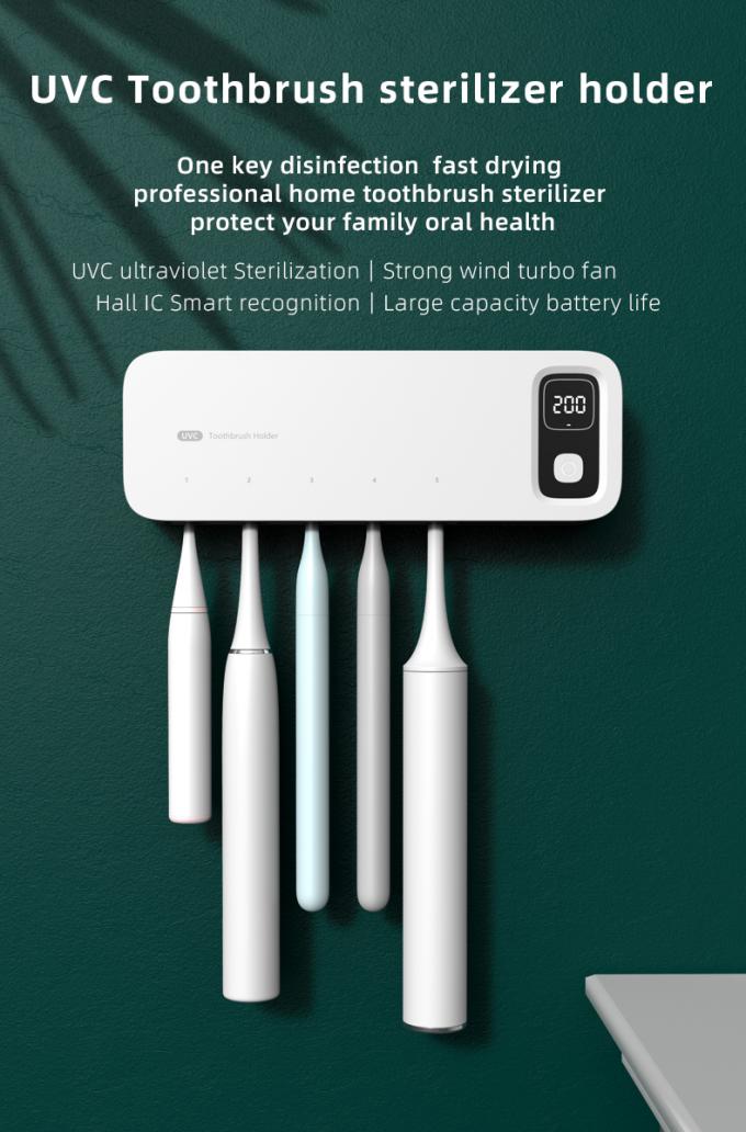 Zuhause Batterie UVC Lichtsterilisator Smart Wandbürste Sanitiser 0