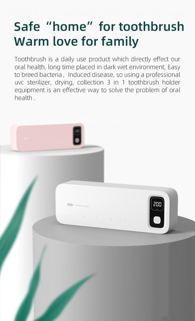 Zuhause Batterie UVC Lichtsterilisator Smart Wandbürste Sanitiser 2