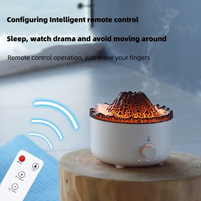 560 ml leise Flammenbefeuchter Diffusor mit 7-farbigen LED-Leuchten und automatischem Ausschalten