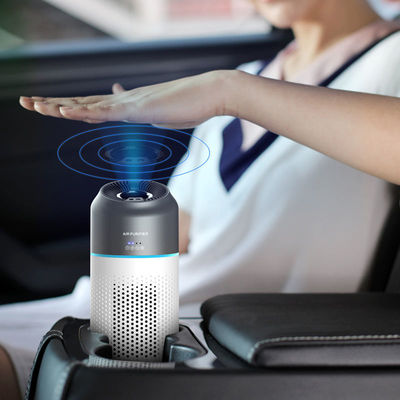 3 in 1 Auto-Luftreiniger mit HEPA-Kohlenstofffilter und flüsternstillem Lüfter