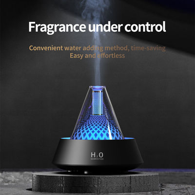 Aromatherapie-Flammenluftbefeuchter 80 ml mit einstellbarer 2/4/6 Stunden Timer Einstellung