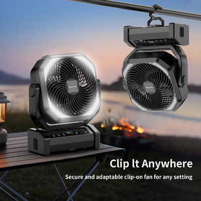 Socool-Ventilator Notstromversorgung Ventilator Fernsteuerung Oscillierender Ventilator Wiederaufladbarer Outdoor-Campingventilator