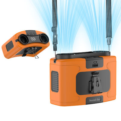 Socool Ventilator Portable 20000mAh Wearable Ventilatoren Mini Wiederaufladbarer Clip Taille Ventilator