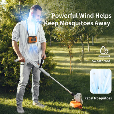 Socool Ventilator 20000mAh Portable 20000mAh USB Notstromversorgung Clip Taille Ventilator Multifunktionsventilatoren