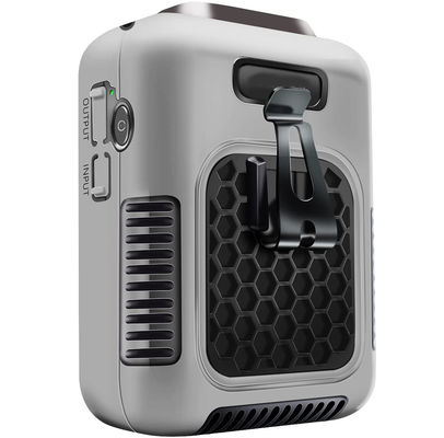 Socool-Ventilator 6000mAh LED-Lichtfunktion Verstellbarer mobiler Ventilator Multifunktionaler Taillenventilator mit einem Geräuschpegel von weniger als 50 dB