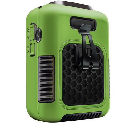 Socool Fan 6000mAh Typ-C Stromquelle Multifunktionaler tragbarer Ventilator mit einem Geräuschpegel von weniger als 50 dB Grün Orange Grau
