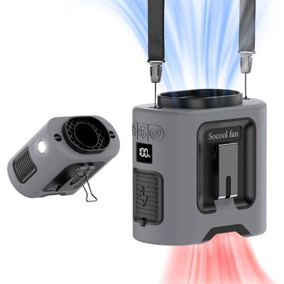 Socool-Ventilator 14500 MAh Outdoor Clip Taille Turbo-Ventilator Vielseitiger persönlicher Ventilator Wiederaufladbare Batterie für vielseitige Leistung